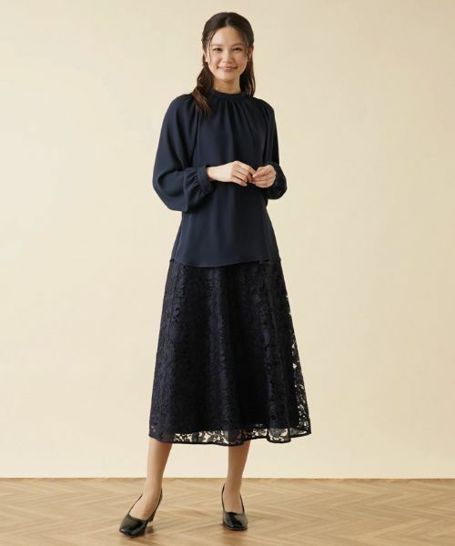 Leilian / レリアン シャツ・ブラウス | ギャザーオーバーブラウス | 詳細11