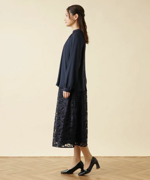 Leilian / レリアン シャツ・ブラウス | ギャザーオーバーブラウス | 詳細12