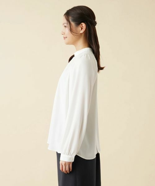 Leilian / レリアン シャツ・ブラウス | ギャザーオーバーブラウス | 詳細5