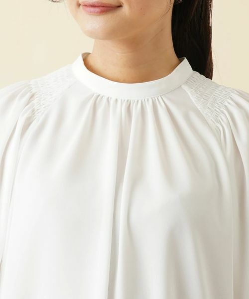 Leilian / レリアン シャツ・ブラウス | ギャザーオーバーブラウス | 詳細7