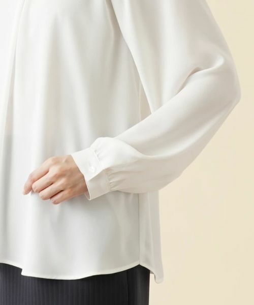 Leilian / レリアン シャツ・ブラウス | ギャザーオーバーブラウス | 詳細9
