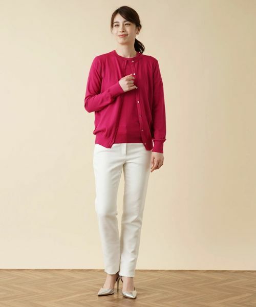 Leilian / レリアン カーディガン・ボレロ | クルーネックニットカーディガン | 詳細11