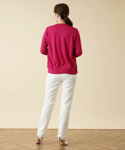 Leilian / レリアン カーディガン・ボレロ | クルーネックニットカーディガン | 詳細13