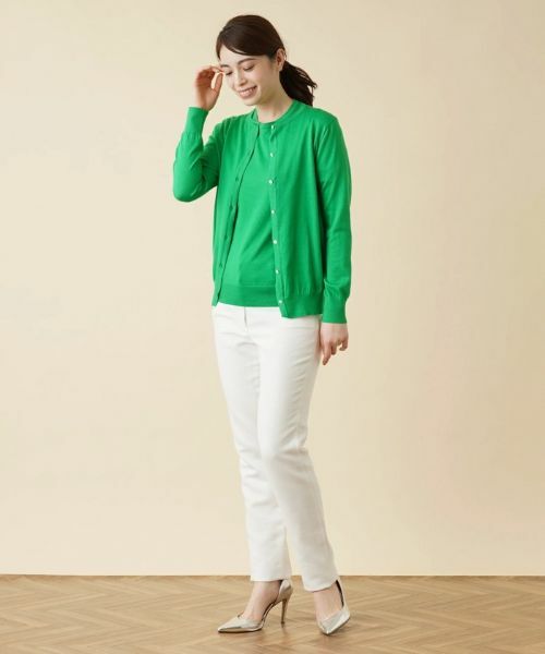 Leilian / レリアン カーディガン・ボレロ | クルーネックニットカーディガン | 詳細2