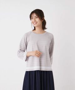 Leilian / レリアン ニット・セーター | ボーダークルーネックニット