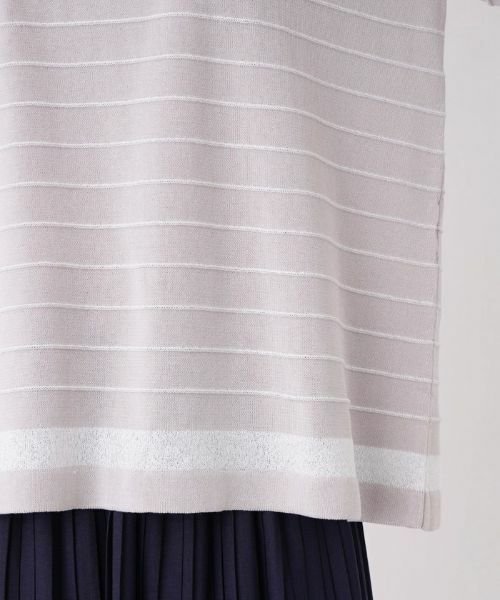 Leilian / レリアン ニット・セーター | ボーダークルーネックニット | 詳細10