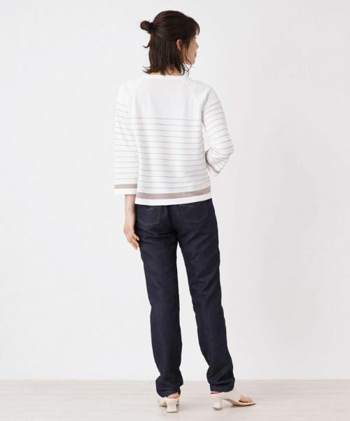 Leilian / レリアン ニット・セーター | ボーダークルーネックニット | 詳細14