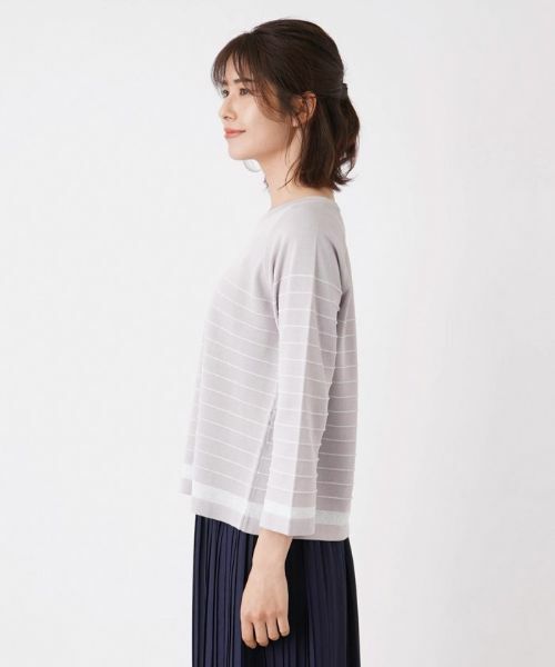 Leilian / レリアン ニット・セーター | ボーダークルーネックニット | 詳細5