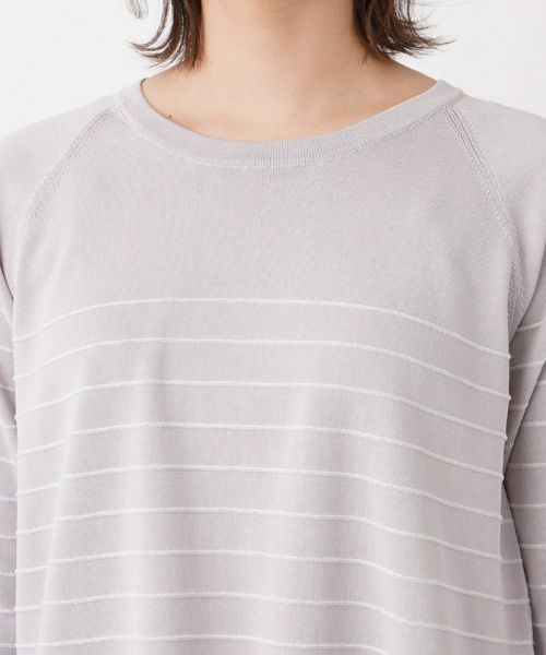 Leilian / レリアン ニット・セーター | ボーダークルーネックニット | 詳細7