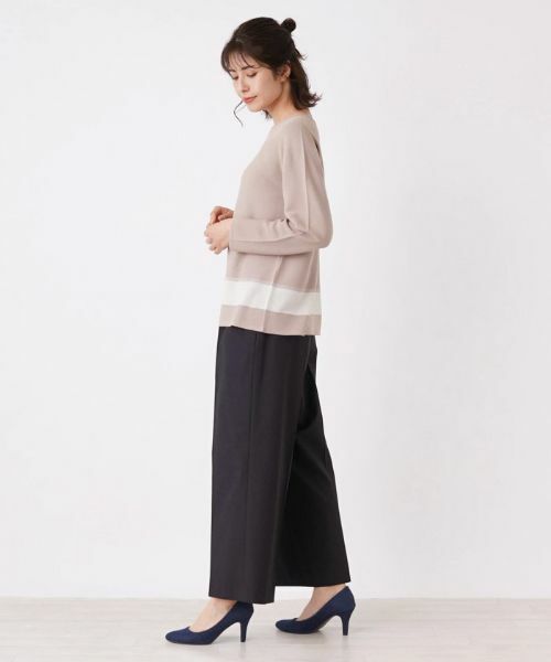 Leilian / レリアン ニット・セーター | ラインラウンドネックニット | 詳細2