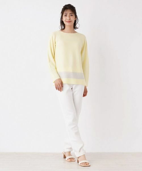 Leilian / レリアン ニット・セーター | ラインラウンドネックニット | 詳細4