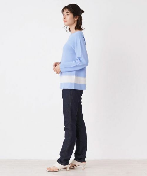 Leilian / レリアン ニット・セーター | ラインラウンドネックニット | 詳細8