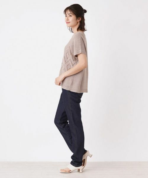 Leilian / レリアン ニット・セーター | スパンコール透かし編みニット【LE TRICOT PERUGIA】 | 詳細2