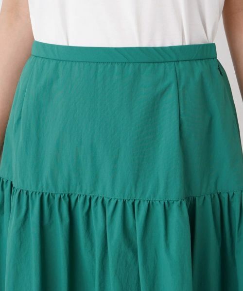 Leilian / レリアン ミニ・ひざ丈スカート | 洗えるギャザー切り替えロングスカート【my Perfect wardrobe】 | 詳細10