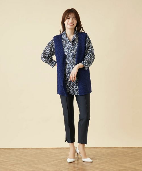 Leilian / レリアン テーラードジャケット | ニットジレ【Leilian the Week】 | 詳細1