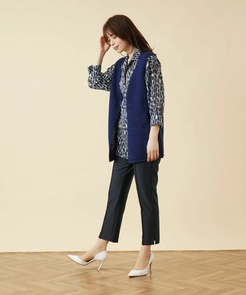 Leilian / レリアン テーラードジャケット | ニットジレ【Leilian the Week】 | 詳細2