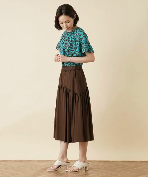 Leilian / レリアン ミニ・ひざ丈スカート | フレアロングスカート | 詳細5