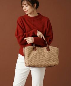 Leilian / レリアン ハンドバッグ | ニットハンドバッグ