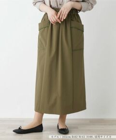 Leilian / レリアン ミニ・ひざ丈スカート | パッチポケットロングスカート