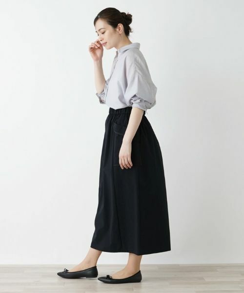 Leilian / レリアン ミニ・ひざ丈スカート | パッチポケットロングスカート | 詳細14