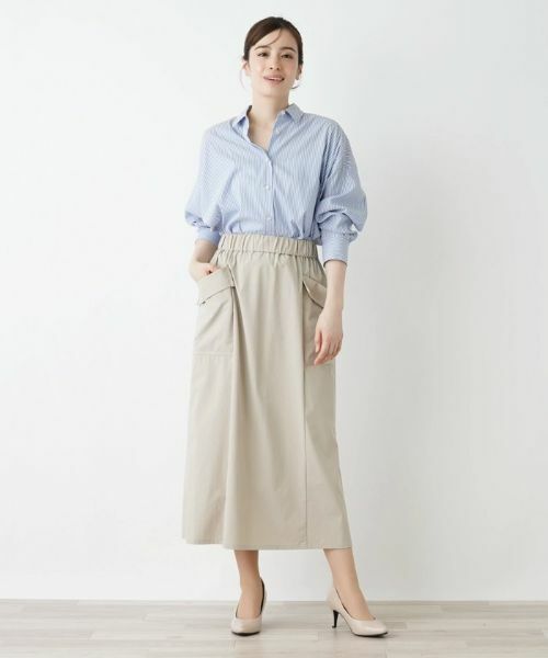 Leilian / レリアン ミニ・ひざ丈スカート | パッチポケットロングスカート | 詳細17