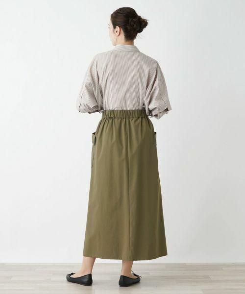 Leilian / レリアン ミニ・ひざ丈スカート | パッチポケットロングスカート | 詳細4