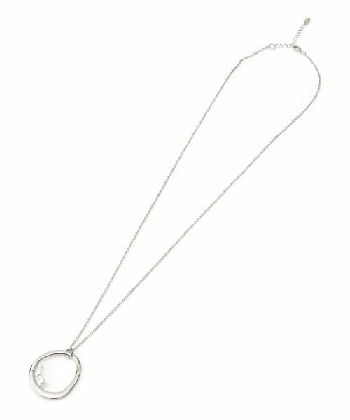 Leilian / レリアン ネックレス・ペンダント・チョーカー | パールモチーフ付きフープペンダント | 詳細1