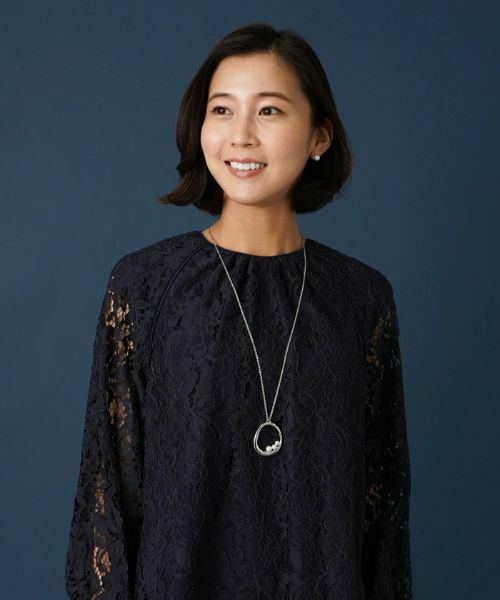 Leilian / レリアン ネックレス・ペンダント・チョーカー | パールモチーフ付きフープペンダント | 詳細4