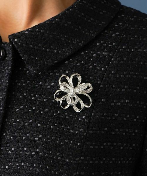 Leilian / レリアン ブローチ・コサージュ | ビジューリボンブローチ | 詳細3