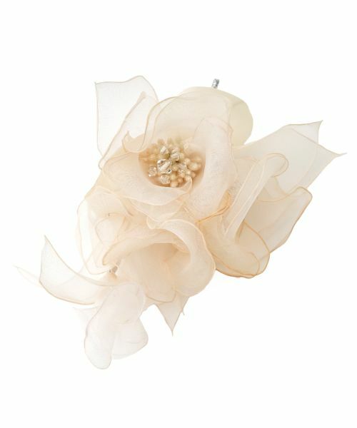 Leilian / レリアン ブローチ・コサージュ | オケージョンスタイルコサージュ（ベージュ）