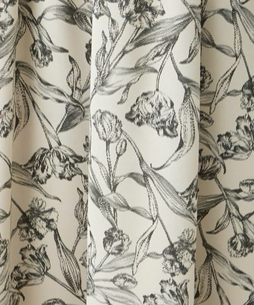 Leilian / レリアン ミニ・ひざ丈スカート | プリントロングフレアスカート | 詳細17