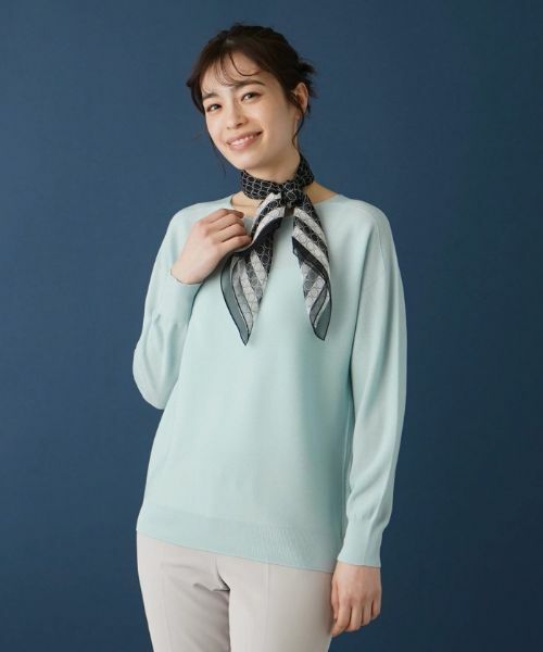 Leilian / レリアン バンダナ・スカーフ | サークル柄スカーフ | 詳細1