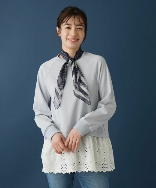 Leilian / レリアン バンダナ・スカーフ | サークル柄スカーフ | 詳細3