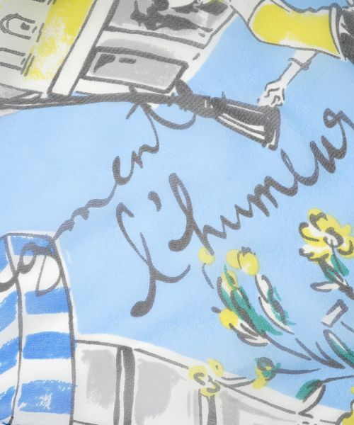 Leilian / レリアン バンダナ・スカーフ | シルクプリントスカーフ | 詳細1