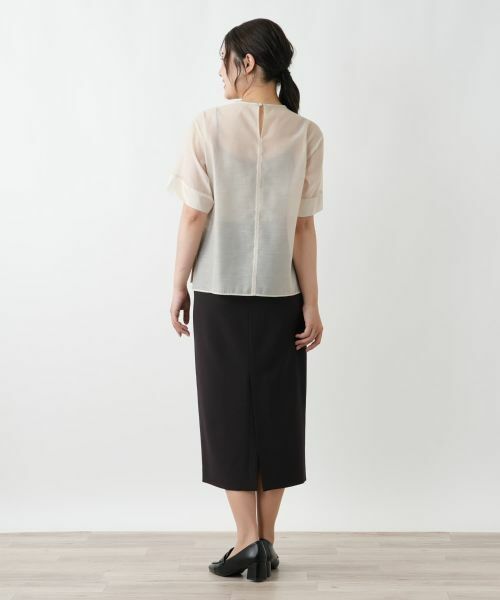 Leilian / レリアン カットソー | シアーカットソー【BOURGE】 | 詳細3