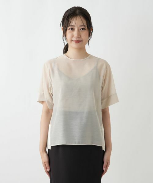 Leilian / レリアン カットソー | シアーカットソー【BOURGE】 | 詳細4