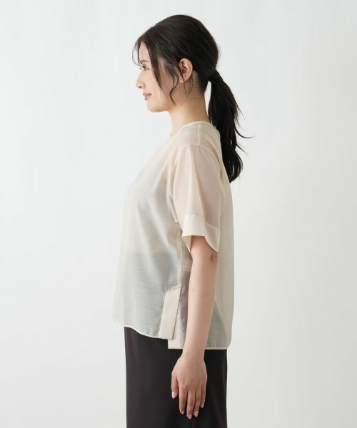 Leilian / レリアン カットソー | シアーカットソー【BOURGE】 | 詳細5