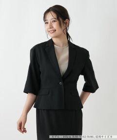 Leilian / レリアン テーラードジャケット | 五分袖ジャケット【BOURGE】