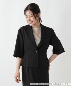 五分袖ジャケット【BOURGE】