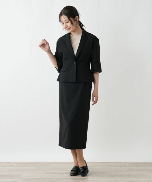 Leilian / レリアン テーラードジャケット | 五分袖ジャケット【BOURGE】 | 詳細1
