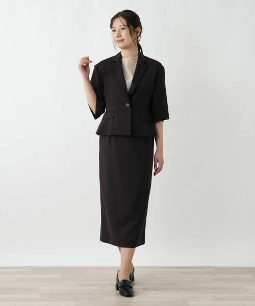 Leilian / レリアン テーラードジャケット | 五分袖ジャケット【BOURGE】 | 詳細4