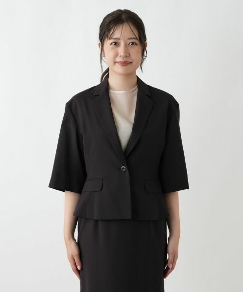 Leilian / レリアン テーラードジャケット | 五分袖ジャケット【BOURGE】 | 詳細7