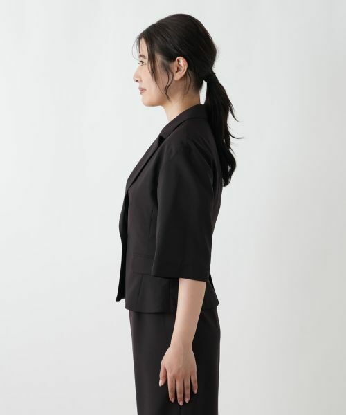 Leilian / レリアン テーラードジャケット | 五分袖ジャケット【BOURGE】 | 詳細8
