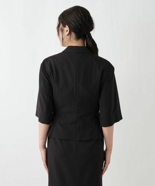 Leilian / レリアン テーラードジャケット | 五分袖ジャケット【BOURGE】 | 詳細9