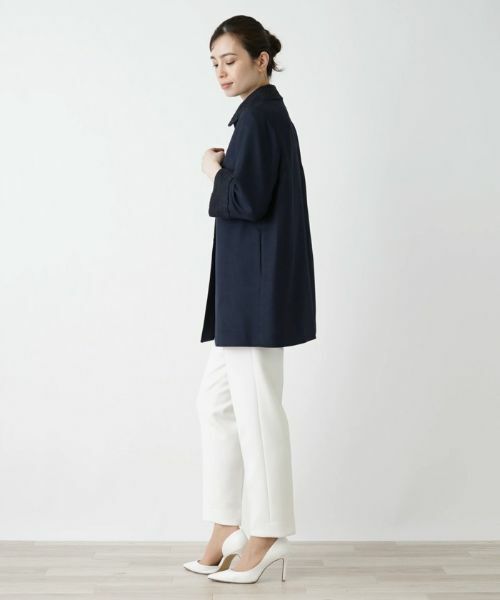 Leilian / レリアン テーラードジャケット | ステンカラーショートコート | 詳細14