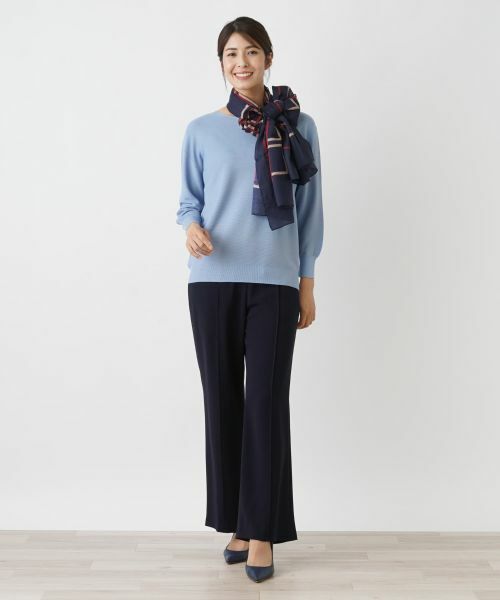 Leilian / レリアン マフラー・ショール・スヌード・ストール | スクエア柄ストール | 詳細4