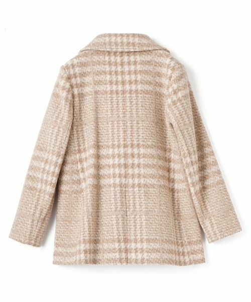 Leilian / レリアン その他アウター | チェック柄ダブルハーフコート【CINZIA ROCCA】 | 詳細1