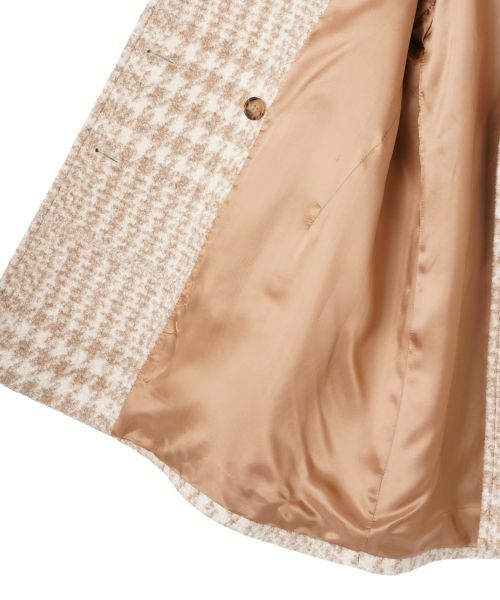 Leilian / レリアン その他アウター | チェック柄ダブルハーフコート【CINZIA ROCCA】 | 詳細3