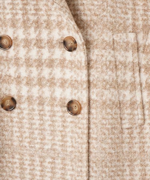 Leilian / レリアン その他アウター | チェック柄ダブルハーフコート【CINZIA ROCCA】 | 詳細4