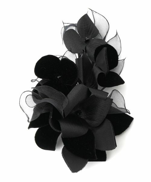 Leilian / レリアン ブローチ・コサージュ | コサージュ（ブラック）